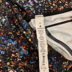 Lululemon patterned long leggings